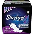 Stayfree Ultra Thin 14 Count Overnight with Wings (2 Pack)