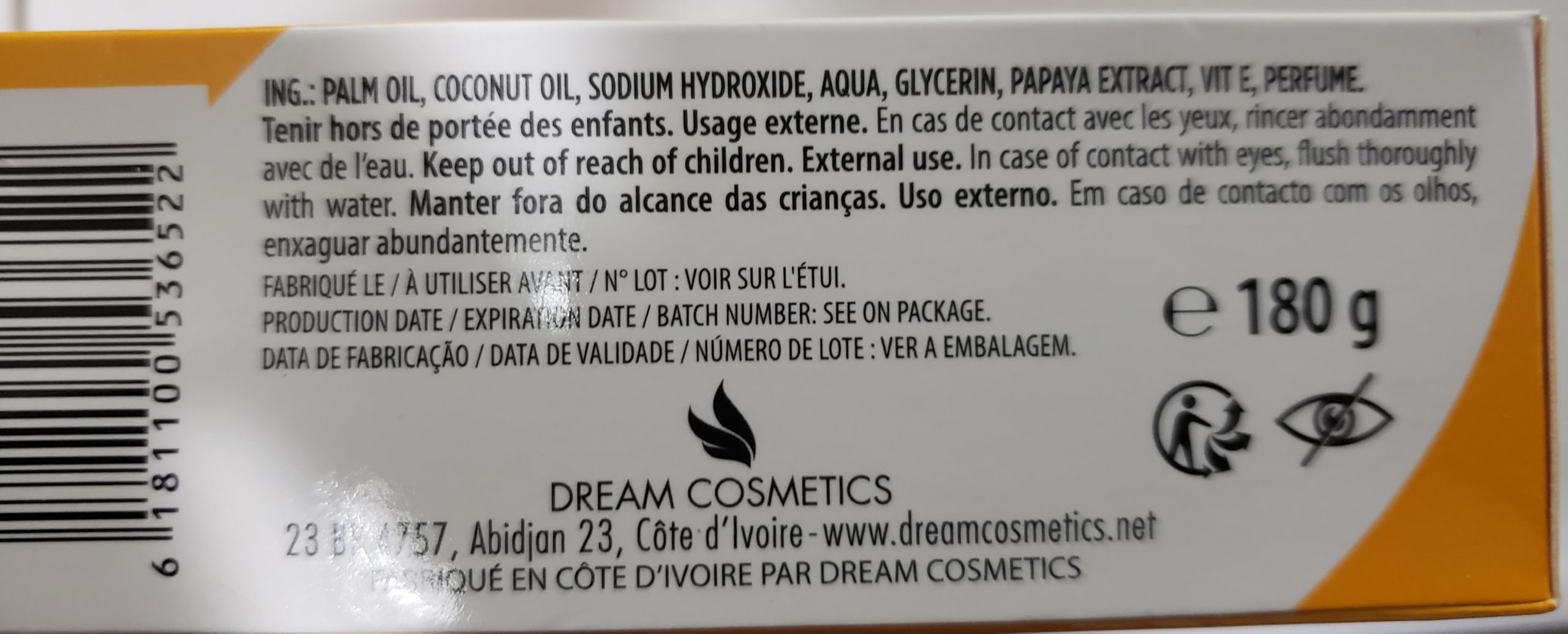 Paw Paw Papaya Clarifying Lotion 500ml, Tube Cream 1oz, Jar Cream 300ml,Oil 1oz and soap 7oz