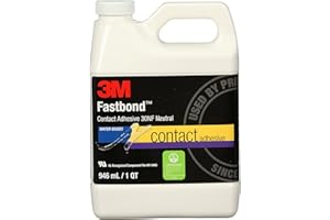 3M 30NF Fastbond Contact Adhesive, Neutral 1 Qt. Bottle (Pack of 1)