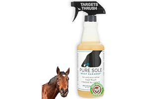 Pure Sole Thrush Treatment Spray for Horses – Non-Stinging Hoof Cleanser Hoof Cleanse | Supports Frog and White Line Health |