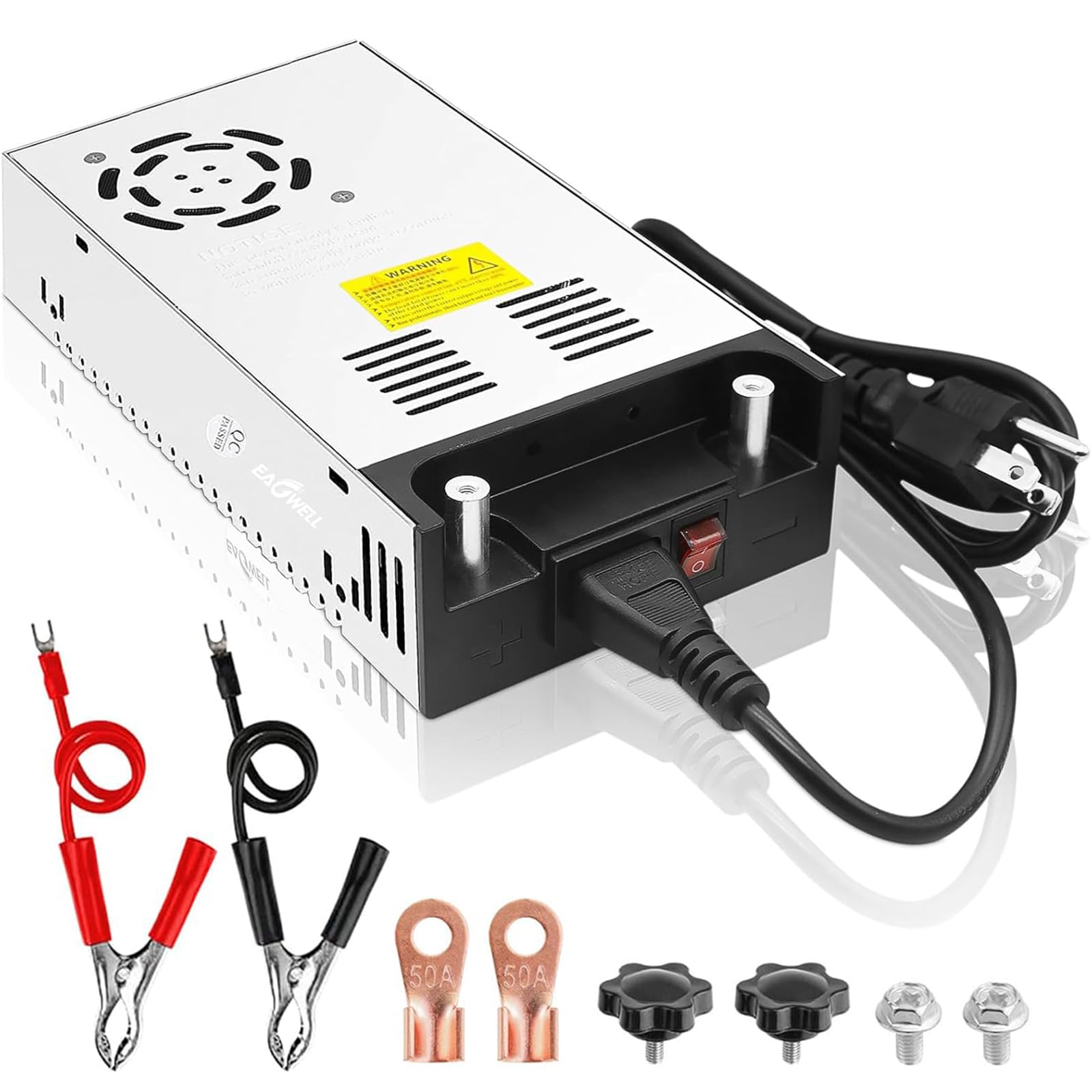 Photo 1 of EAGWELL 110V to 12V Converter, Universal SMPS AC to DC Converter Switching Power Supply Transformer Adapter for RV,Pump,LED Strip, LCD Monitor