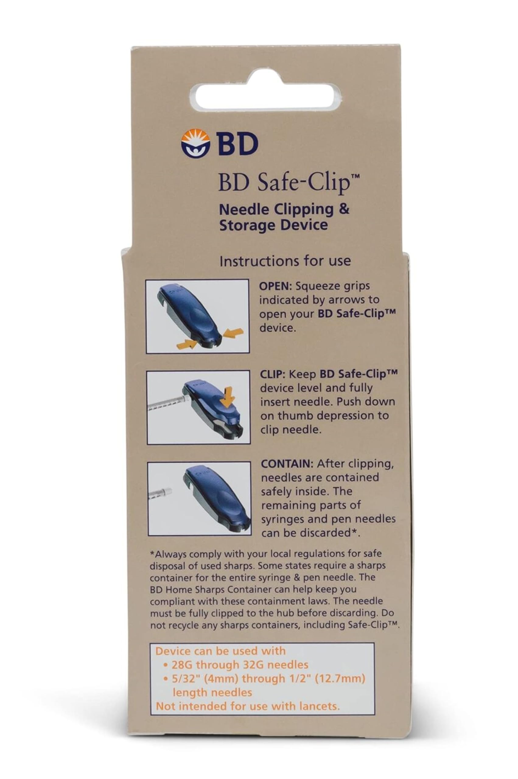 BD SafeClip Needle Clipping & Storage Device 1 EA Buy Packs And SAVE