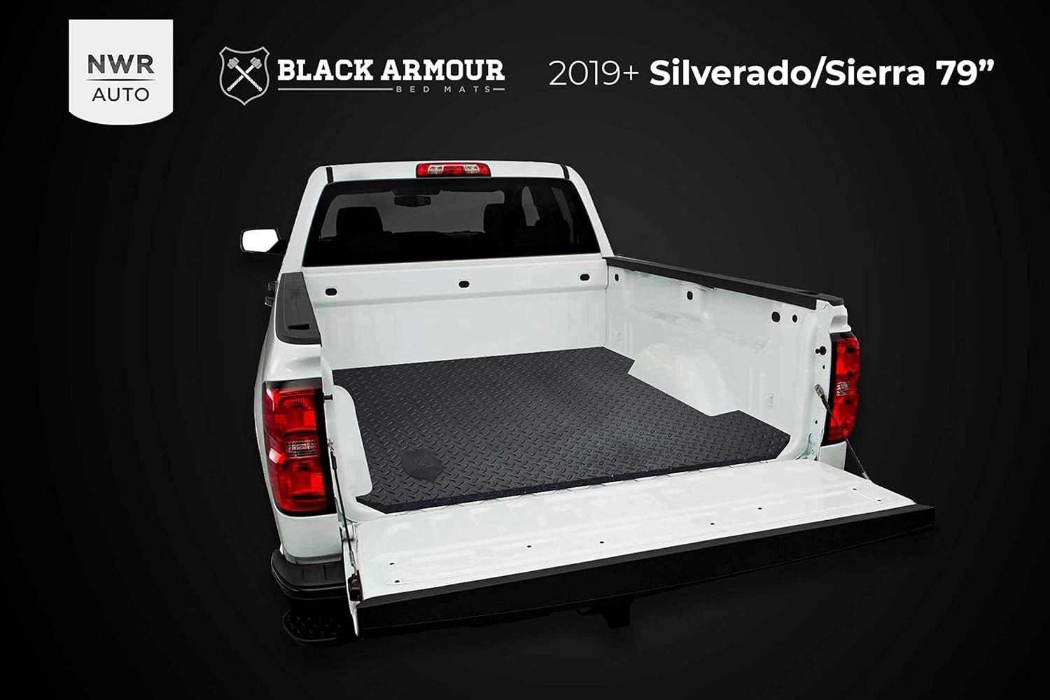 Dodge Ram Box Truck 2009ON 66 Long IncStores Black Armour Truck