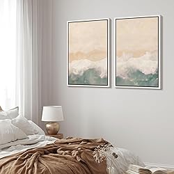 MUDECOR Framed Canvas Print Wall Art Set Soft