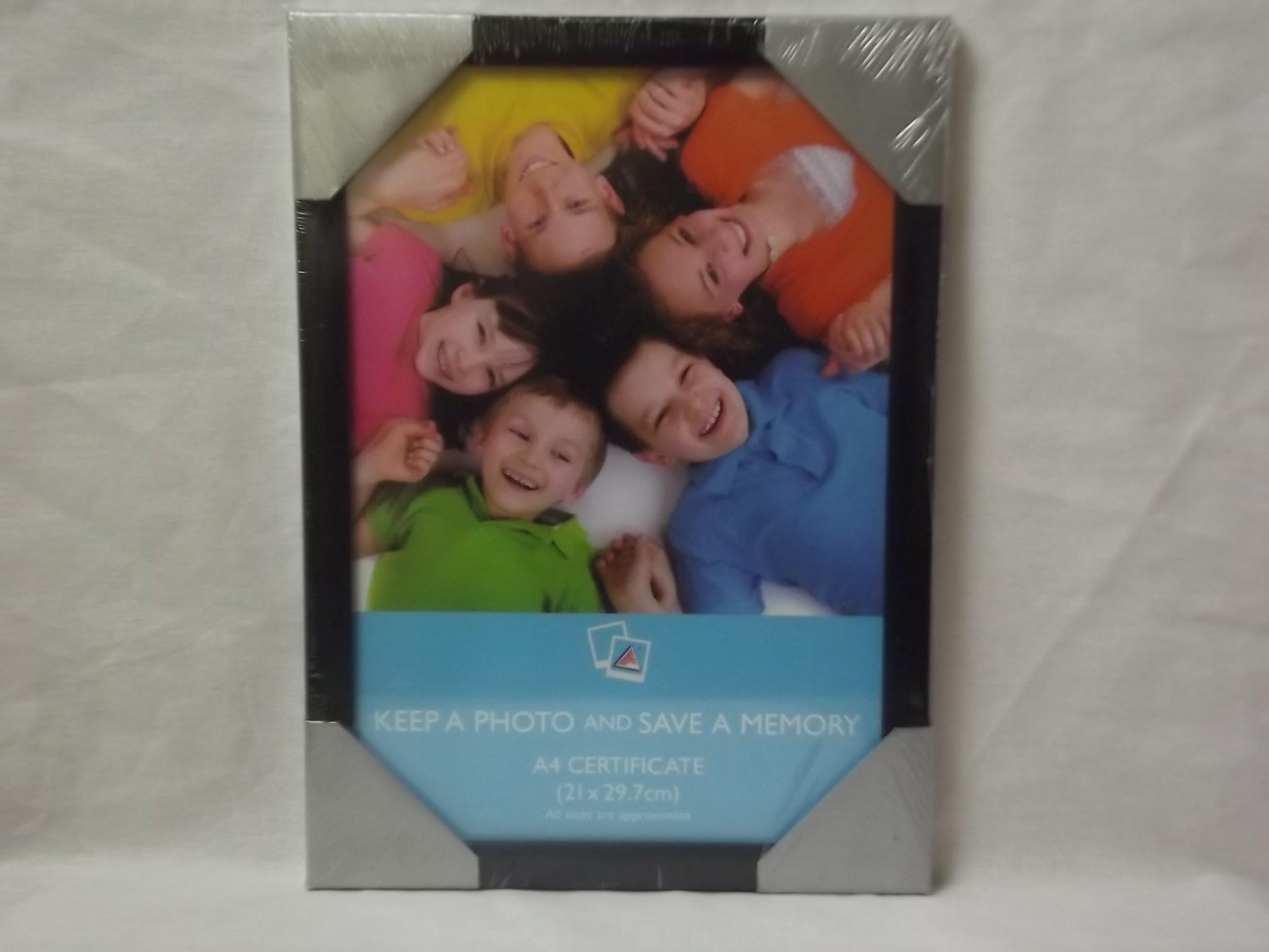 FLAT BLACK WOOD / WOODEN A4 CERTIFICATE / DOCUMENT / PHOTO FRAME