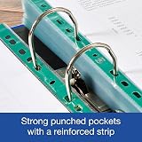 Oxford Heavy Duty A4 Punched Poly Pockets Glass Clear 100 Pack view 5