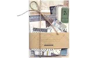 Kit de scrapbooking esthétique (88 pièces) - Kit de scrapbooking - Kit de scrapbooking vintage - Album d'art pour adultes, ad