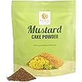GEORGIC Mustard Oil Cake Powder – All-Purpose Natural Fertilizer Concentrate for Flower, Vegetable, Herb, Fruit Tree & Plants – Organic Soil Conditioner, Plant Food, Garden Fertilizer (3 Lb)