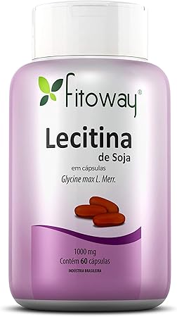 Lecitina De Soja Fitoway 1.000mg - 60 Cáps, Fitoway