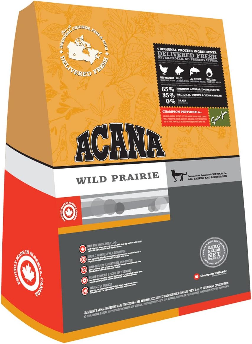 acana regionals wild prairie cat
