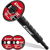 EZARC Inside Pipe Cutter for PVC Pipe, Pipe Cutter with Replaceable Diamond Grit Blades, 2-1/2" Cutting Depth 1/4" Hex Shank,