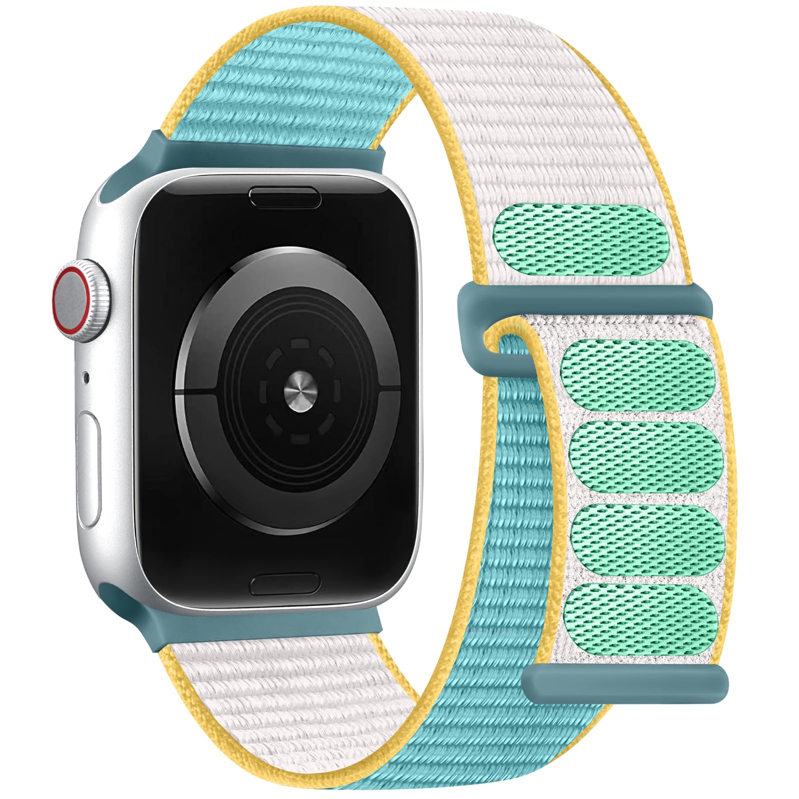 DaQin Nylon Sport Loop Band Compatible with Apple Watch Band 44mm 42mm 45mm 46mm 49mm, Soft And Breathable Braided Straps Wristbands for iWatch Bands Series 11 10 9 8 7 6 5 4 3 2 1 SE Ultra Women Men