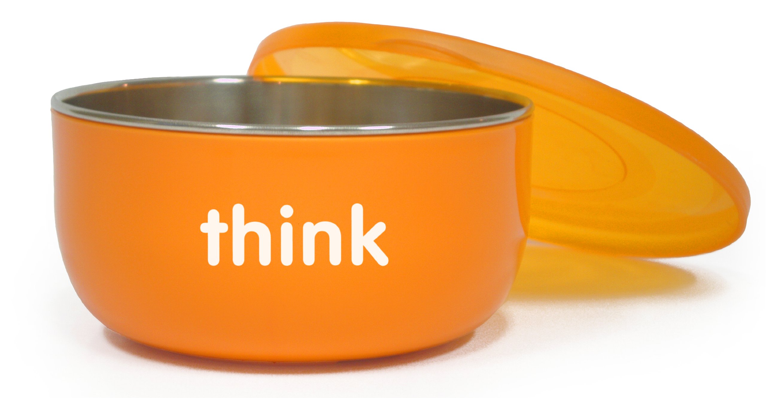 thinkbaby BPA Free Cereal Bowl, Orange (Discontinued by Manufacturer)