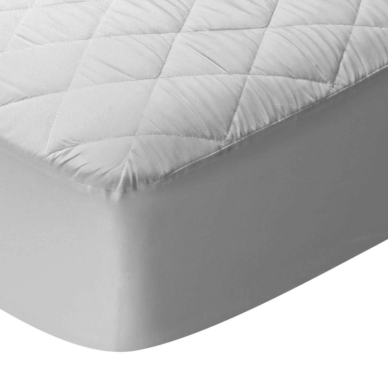 Pikolin - Quilted Fibre Mattress Protector – Waterproof, anti-dust mite, white Cama 80 - 80 x 190/200 cm white