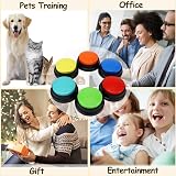 OFVENS Voice Recording Button 30s Dog Training Buzzer 6 Pack ABS Plastic view 7