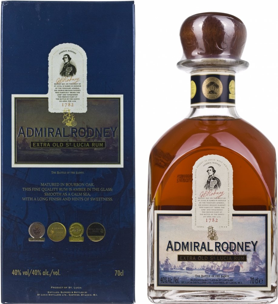 Admiral Rodney Rum, St Lucia Distillers, 70 cl Amazon.co.uk Grocery