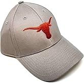 OC Sports Texas University Hat Classic MVP Embroidered Logo Adjustable Cap (Gray), One Size