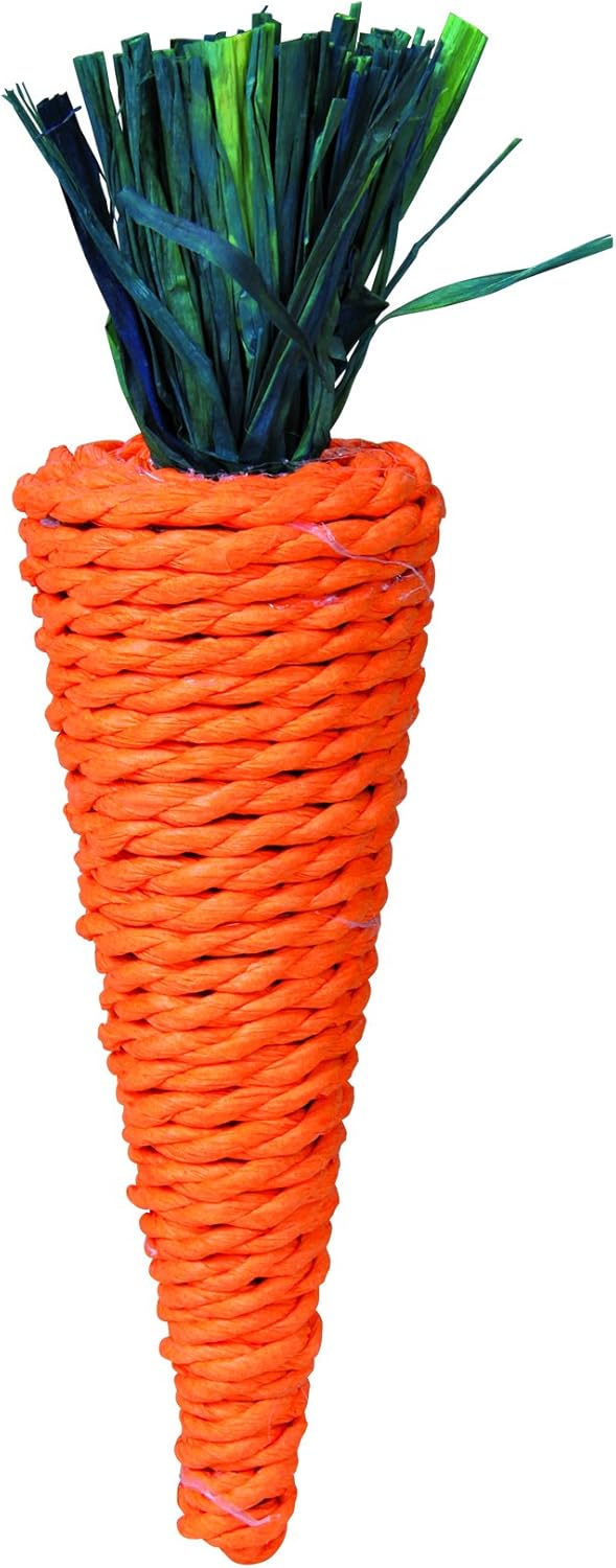 Trixie Carrot Toy for Small Animals 20 cm, orange, 18 cm