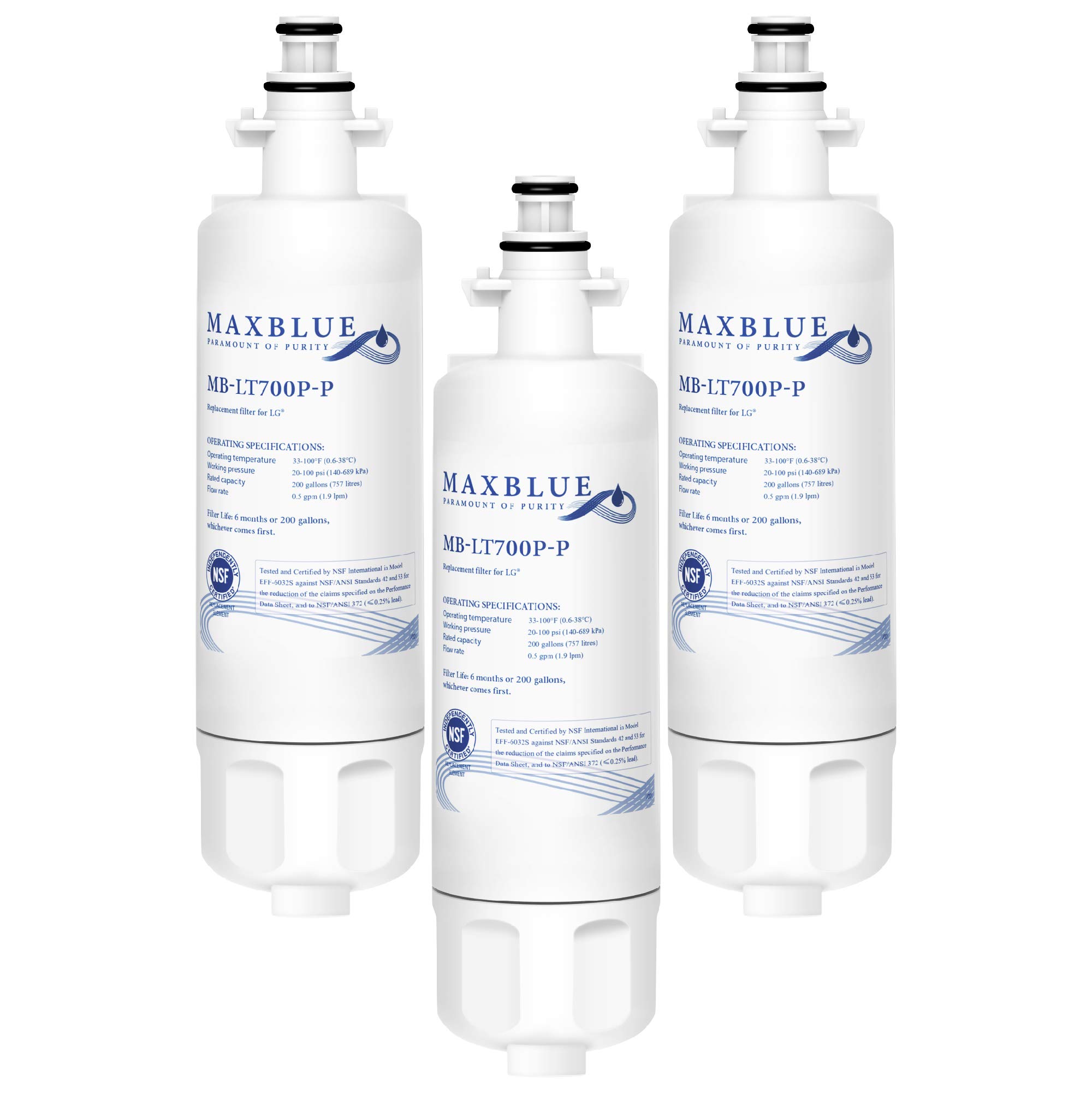 Refrigerator Water Filter Kenmore Elite469490 ADQ73613402 LG LT800P