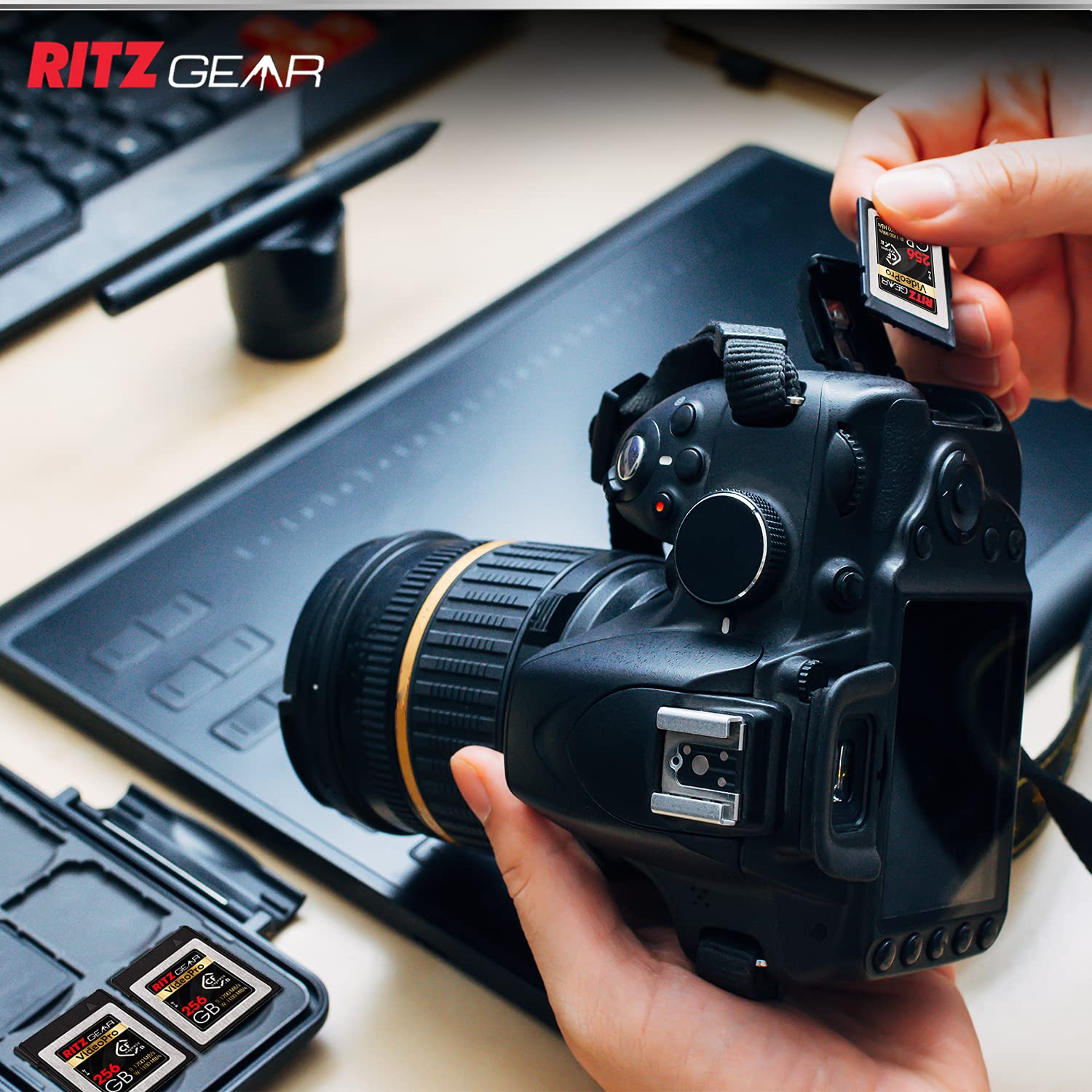 Ritz Gear 256GB High-Speed CFexpress Type B SD Card, (Not Recommended for Nikon Cameras)