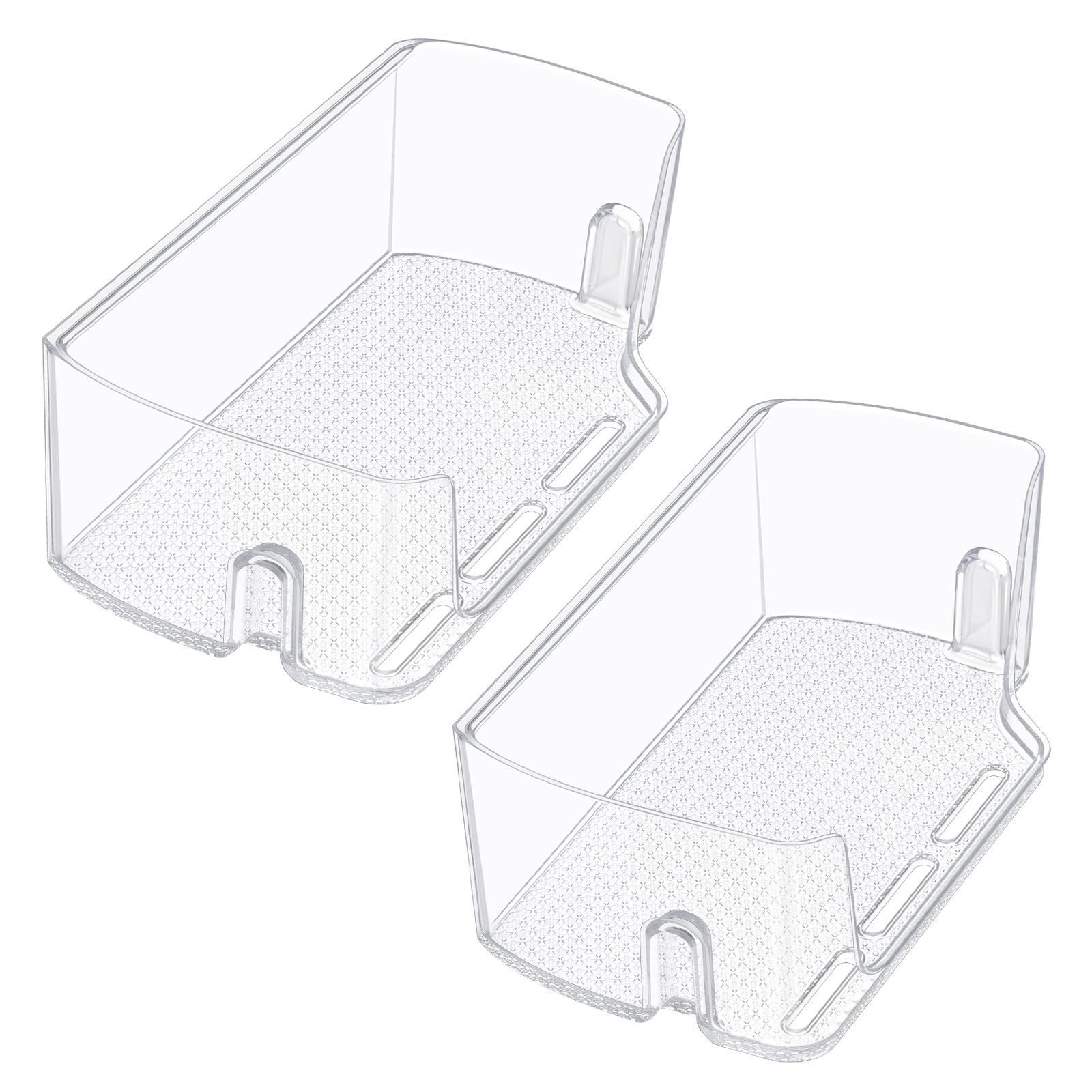 Photo 1 of [2 PACK] UPGRADED DA97-20641A Refrigerator Freezer Door Bin Shelf Compatible with Samsung Refrigerator Door Shelf Replacement Parts RS27T5200SR RS27T5561SR RS27T5201SR RS22T5561SR Left Door Shelves