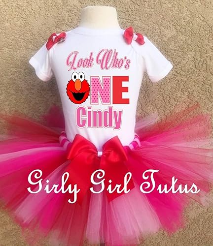 Amazon Com Elmo Baby S 1st Birthday Outfit Tutu Set Handmade