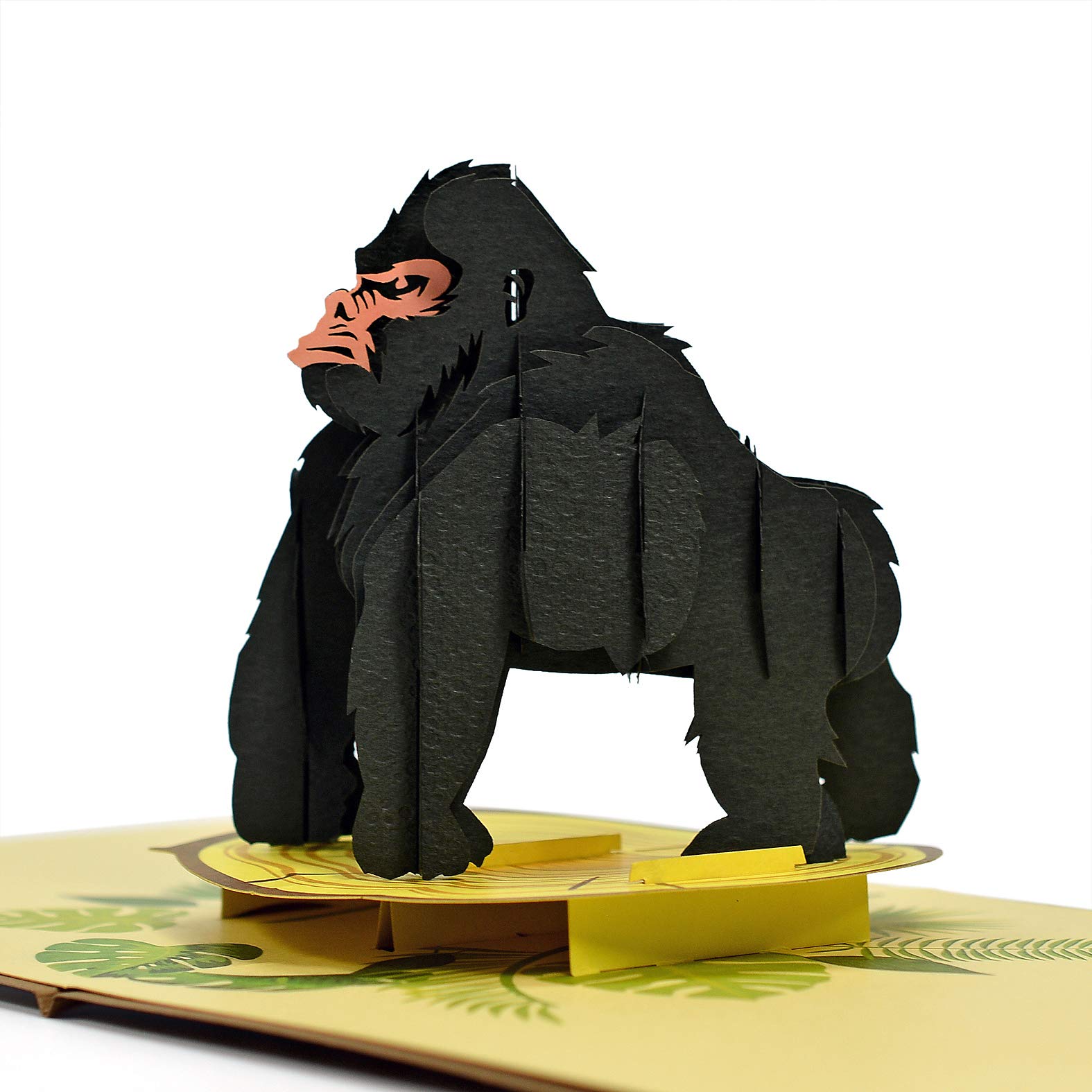 CUTPOPUP Gorilla Fathers Day Card, Birthday Cards for Men, Husband, Dad, Him, Brother, GrandFather, Pop Up Card, 3D Greeting Cards, Birthday Card Pop Up UK