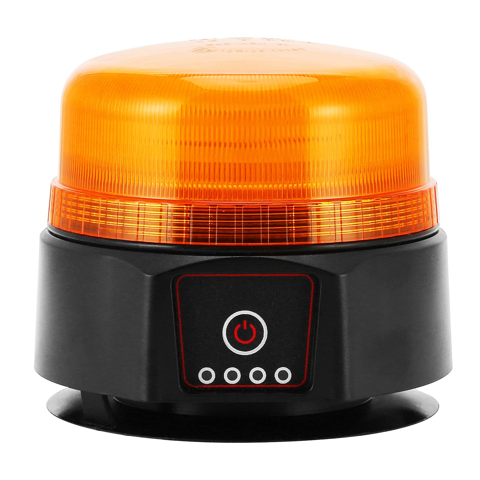 AGRISHOP Wireless Led Beacon Strobe Lights Magnetic 12/24V,36LEDs 19w Flashing Warning Emergency Safety Lights Orange Amber 12v for Vehicles Forklift ExcavatorE9 R10