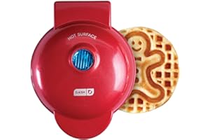 Gingerbread Man Non-stick Mini Waffle Maker