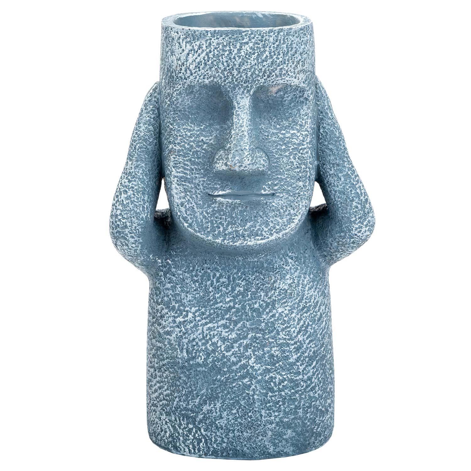 PMS VFM - Easter Island Proverb Planter - Hear No Evil - 12" Zen Garden Ornament