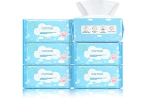 HAPPY BUM Dry Baby Wipes, Large Baby Wipes, Unscented Tissues for Sensitive Skin, 600 Count, Baby Necessities Facial Tissue