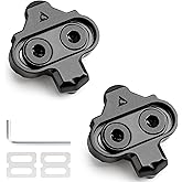 GEWAGE Replacement Bike Cleats with Non-Slip Cleat Plates - Compatible with Shimano MTB SPD Pedals (SH51) for Men & Women Mountain Bike Shoes - Bicycle Cleat Set for Mountain Biking & Indoor Cycling