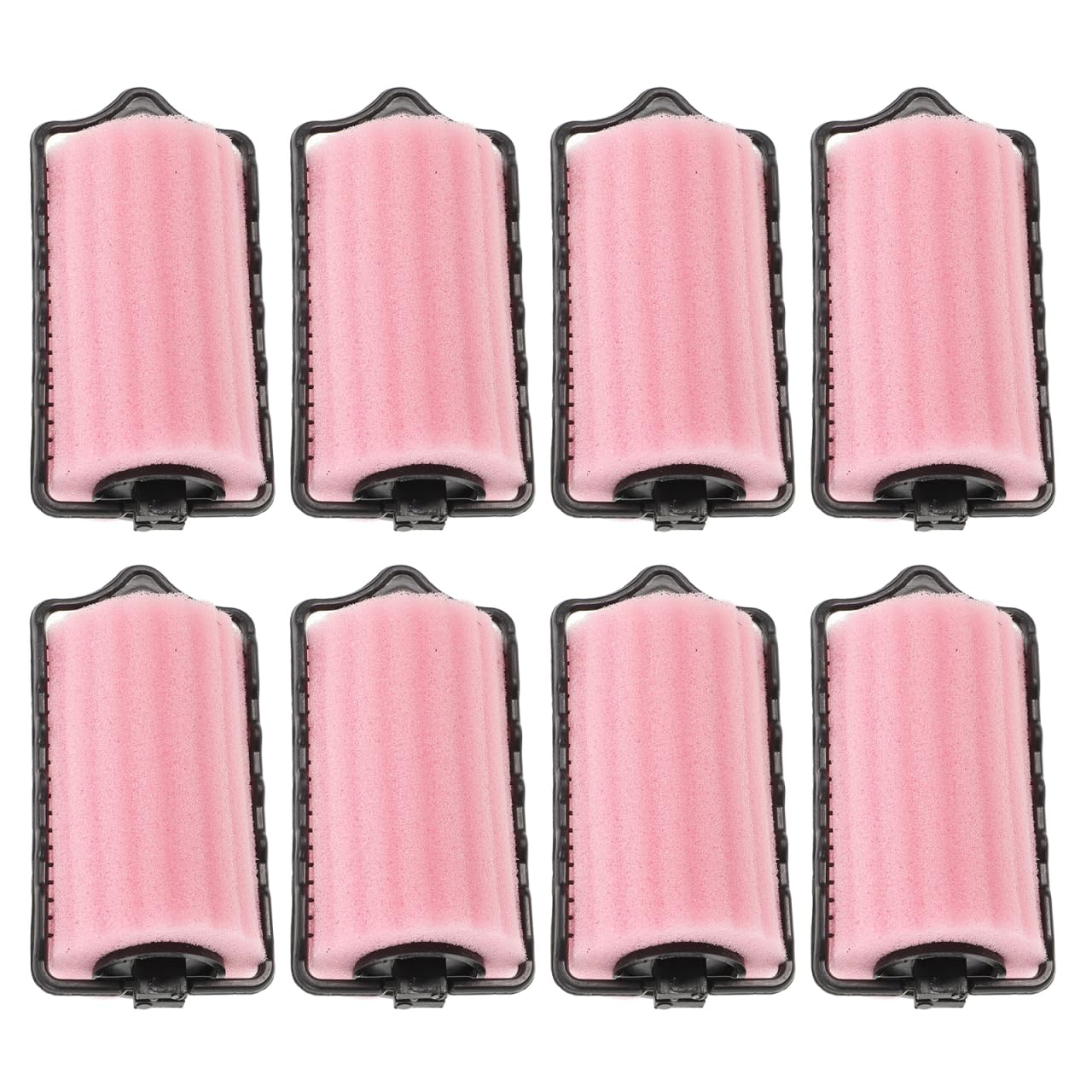 Baluue Foam Hair Rollers 8Pcs Large Sponge Curlers for Long Hair Soft Self Holding Styling Sleep Friendly Curlers for Home and Salon