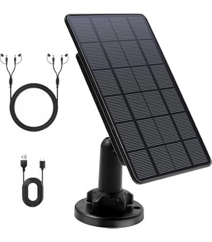 Hunting Camera Solar Battery Charger 5W 12V Trail Camera Solar