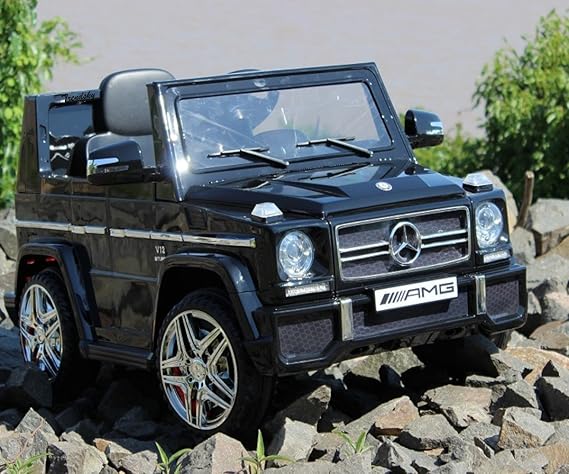 Trendsky Lizenz Mercedes Benz G65 Elektro Power mit 2X Power Motoren, Kinderauto Sportwagen Kinder Akku Fahrzeug Kinderfahrze