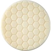 Chemical Guys BUFX_104_HEX6 Hex-Logic Light-Medium Polishing Pad, White (6.5 Inch Pad Made for 6 Inch Backing Plates), Gray, 1 Pad Included