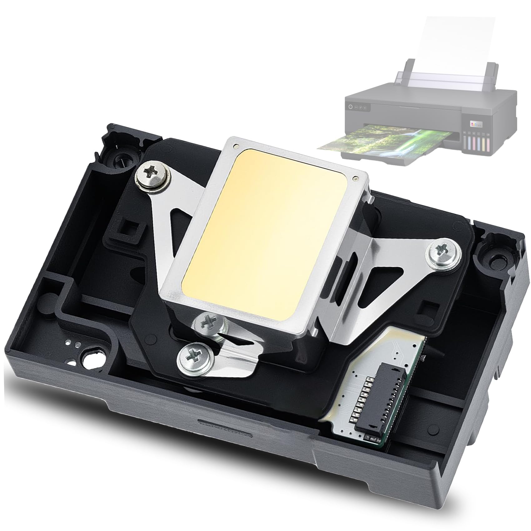 Photo 1 of Ademon Upgrade L1800 DTF Printhead Replacement for L1800 L1800D R1390 R1400 R270 R1500W R260 R1430 R330 DTF Printer, Easy to Installation