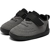 MORENDL Toddler Sneakers Baby Boys & Girls Barefoot Shoes Lightweight Breathable Walking Running Tennis Athletic Sport Shoes