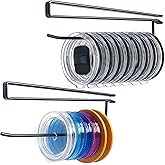 ARTLEO Tumbler Lid Organizer, Space-Saving Yeti Lid Organizer Inside Cabinet, Fit Various Water Bottle Lids, Kitchen Cabinet Corner Organization and Storage, Yeti Tumbler Accessories 2Pack