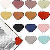 26Pcs Leather Heart Bookmarks,Cute Corner Clips for Women Readers,Creative Gifts for Book Lovers/Teachers/Students-Office & Home Supplies