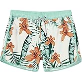 SURF CUZ Mens Swim Trunks 5" Swim Shorts Vintage Bathing Suits with Mesh Lining 80s 90s Retro Swimwear Board Shorts