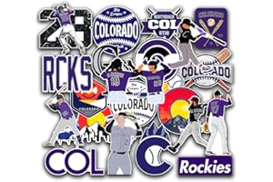 TRANSMERIDIAN TRAVELER 29 PCS American Baseball Team Stickers for Water Bottle, Laptop, Bicycle, Computer, Motorcycle, Travel Case, Car Decal Decoration Sticker 2-2.5 inches