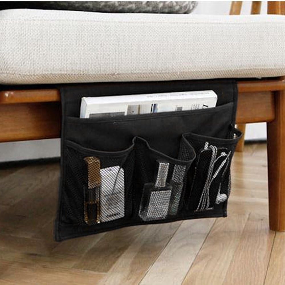 WADY Bedside Organiser 4 Pocket Bed Sofa Hanging Storage Bag Holder