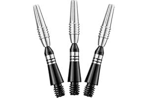 Viper by GLD Products Aluminum Spinster Yukon Shaft Black Aluminum Spinster Yukon Dart Shaft, Short (SH), Black, 3 Pack, Short (SH) - 1.5" (35-5203-01)