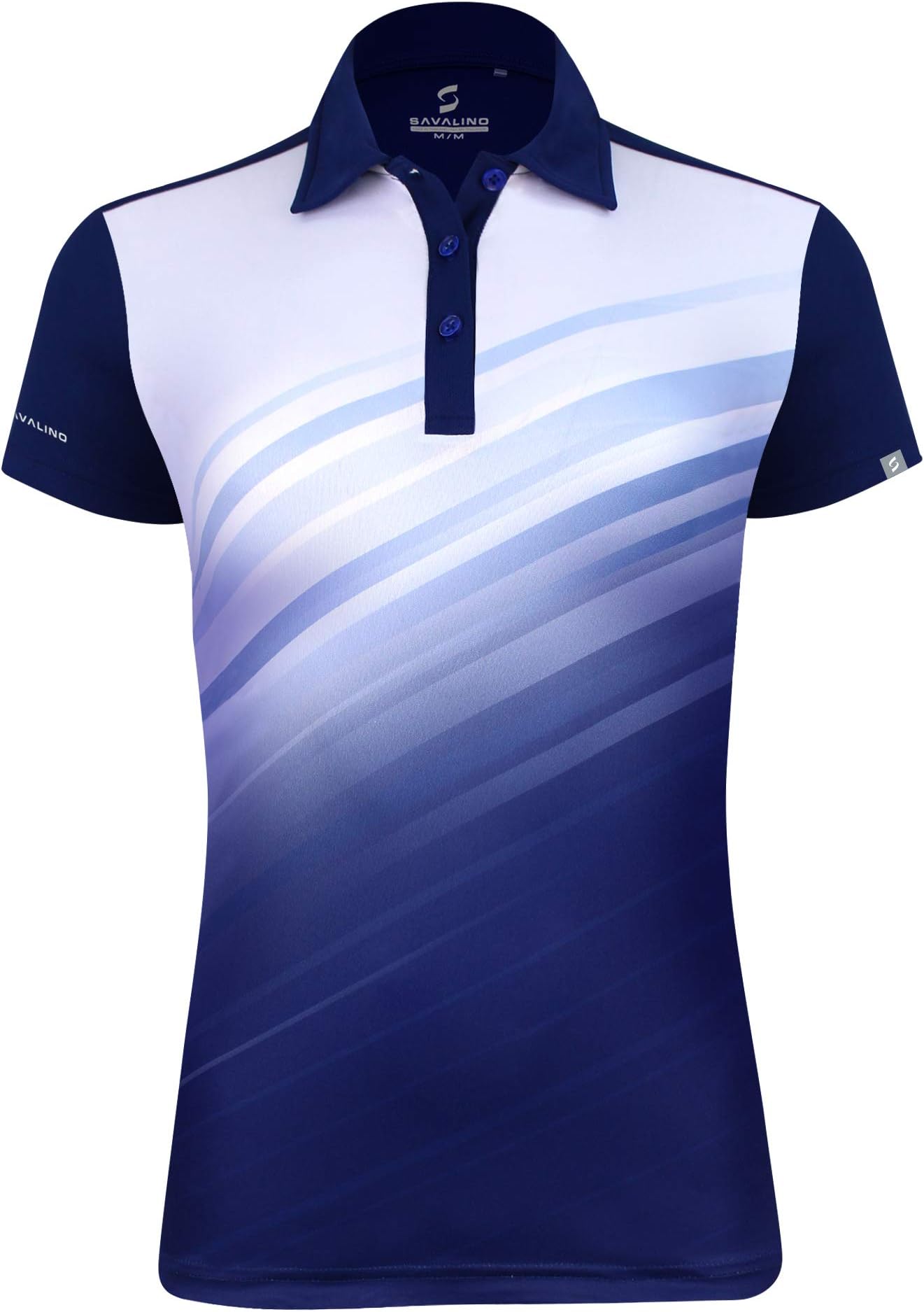 SAVALINO Women's Bowling Shirts – Professional Polo Shirt, Size S-3XL