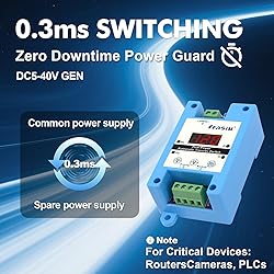 Dual Power Automatic Transfer Switch, 8A DC 5-40V