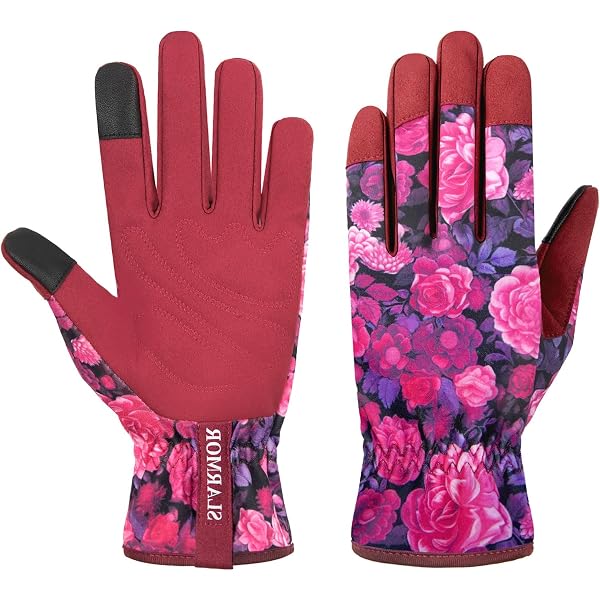 Digz 73351 Stretch Knit Garden Gloves – Nitrile Coated, 3-Pack, Size S/M, Multicolor, Unisex
