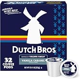 Dutch Bros Coconut Mocha Flavored Coffee, 32 Ct, Medium Roast, Coffee Pods | 100% Arabica coffee, Keurig K-Cup brewer compatible, Buttery caramel and smooth vanilla flavored, Single serve, 1 box of 32