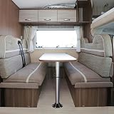 PartyKindom RV Table Base Mount w/ Screws Camper Aluminum Flush Bracket 12 Holes view 2