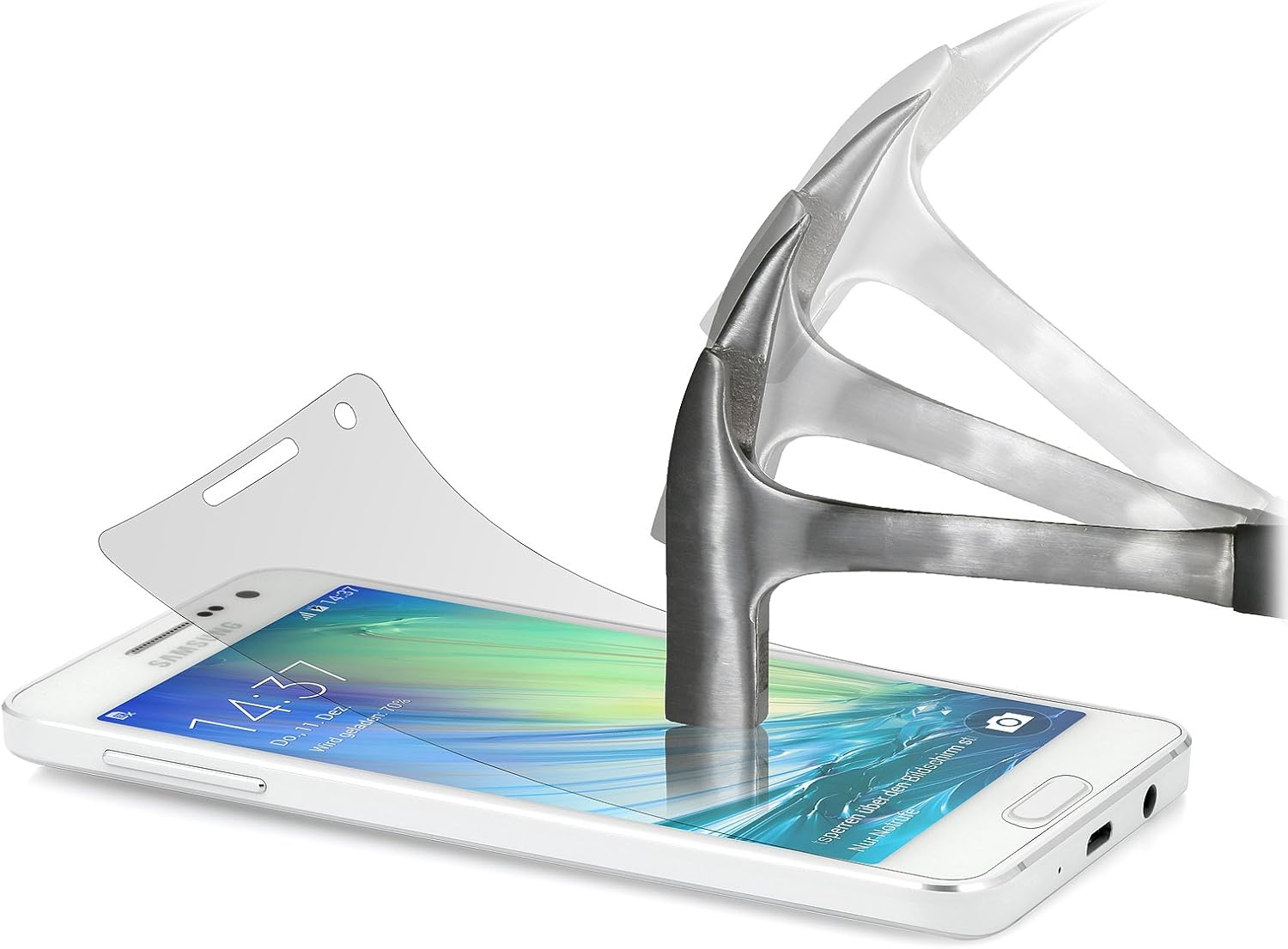 StilGut 2 x Tempered Glass Screen Protector for Samsung Galaxy A7 - Image 3